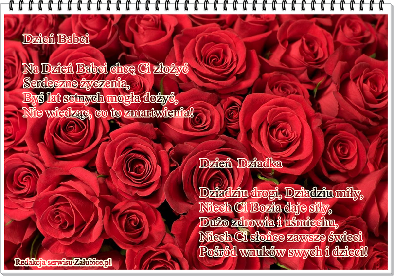 życzenia na Dzień Babci i Dziadka